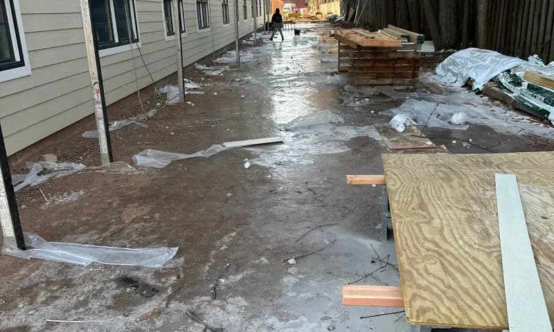 Completed roof installation, New Jersey