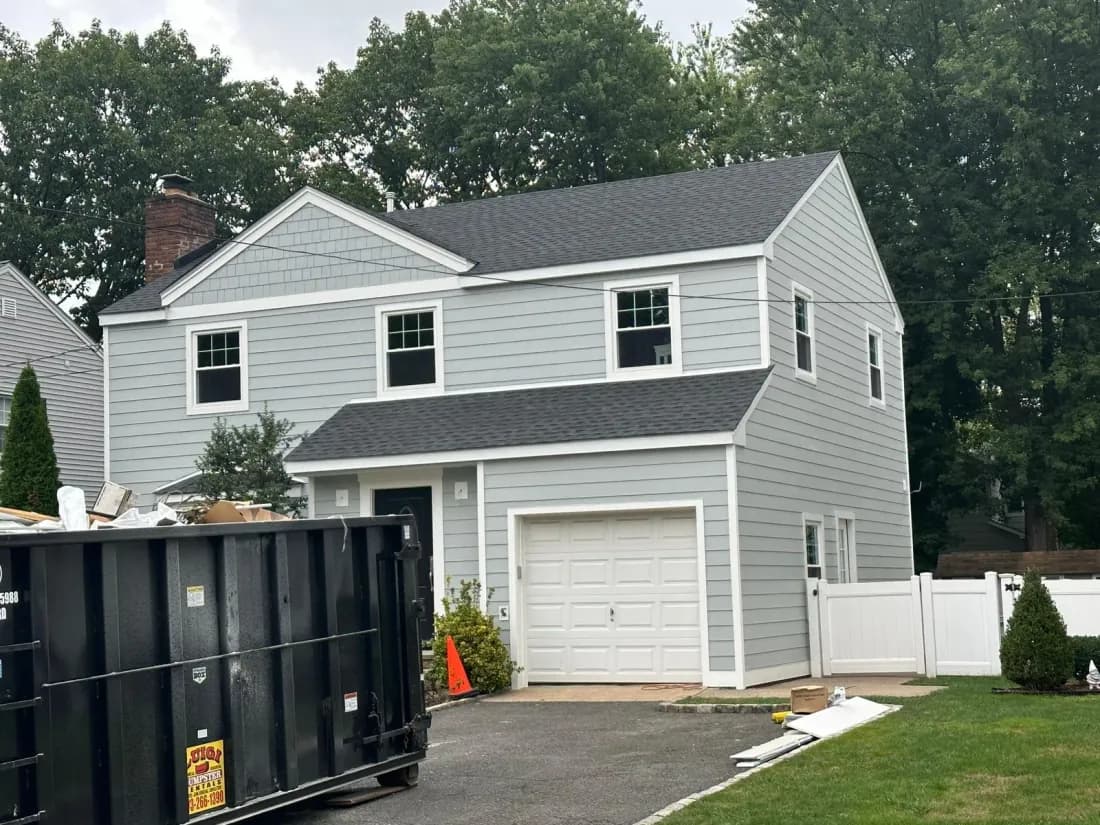James Hardie fiber cement siding on a New Jersey home